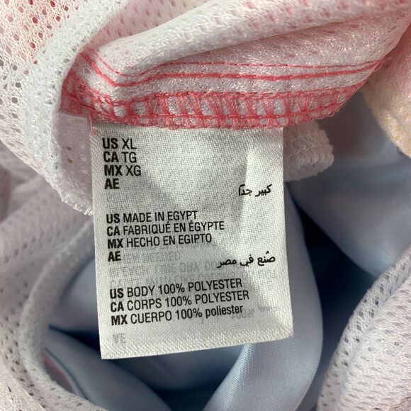 Club Room Mens Floral Striped Colorblock Cargo 9" Swim Trunks Pink Blue XL - Picture 5 of 5